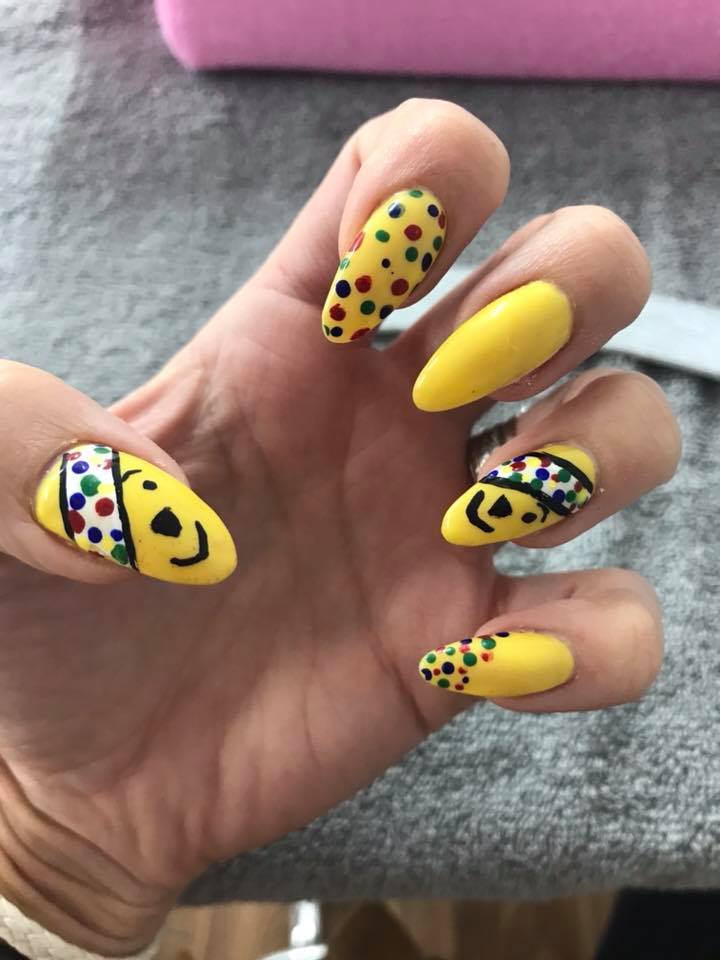 Children in Need Nail Art - Next Step Beauty